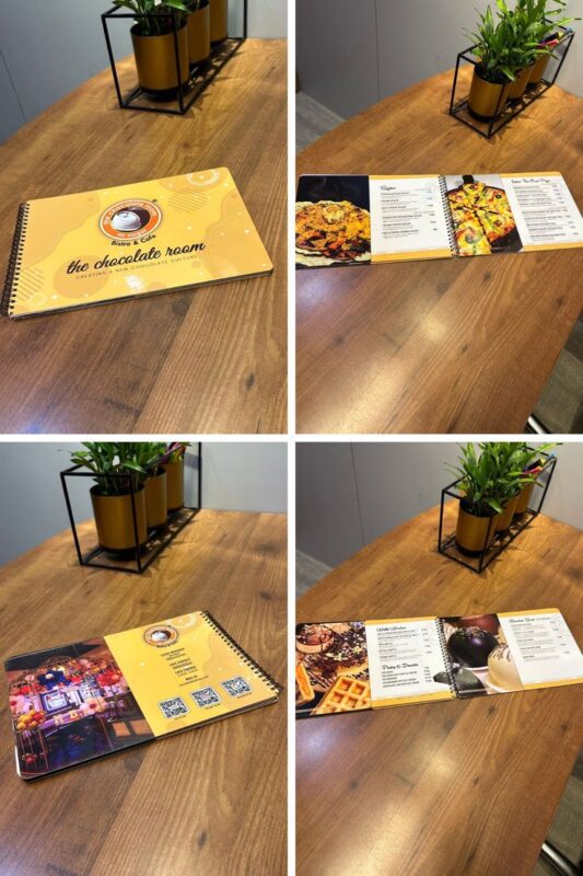 Mẫu menu nhựa cho quán Cafe, Trà sữa