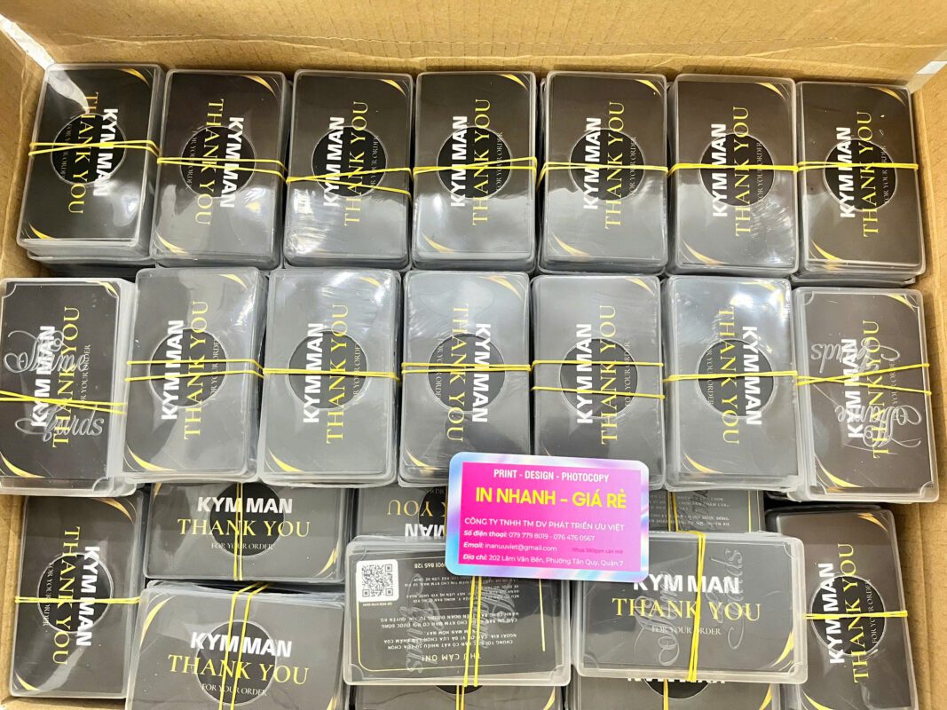 In Card Visit lấy ngay - Danh thiếp in nhanh 2 giờ