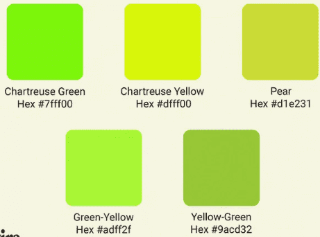 Màu vàng xanh là gì