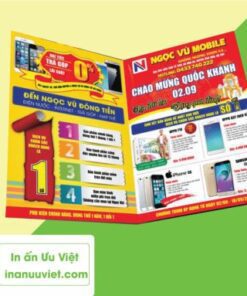 Brochure số lượng ít in nhanh lấy liền