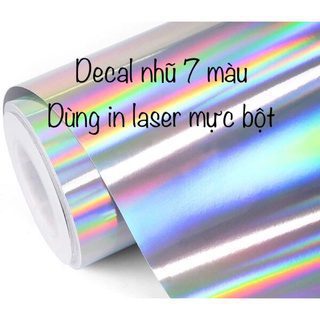 Decal 7 màu