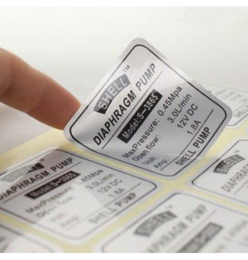 Decal giấy đế vàng