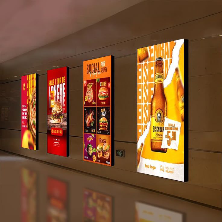 Poster backlit film bỏ hộp đèn