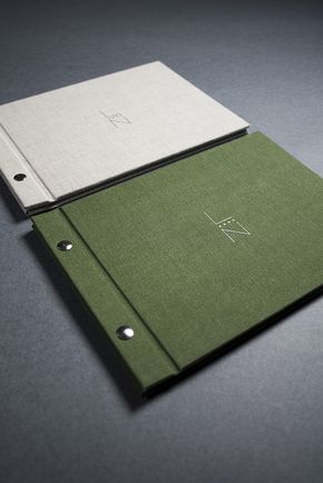 Menu bìa vải sang trọng