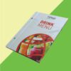Menu bồi Carton - Đóng gáy đinh ốc