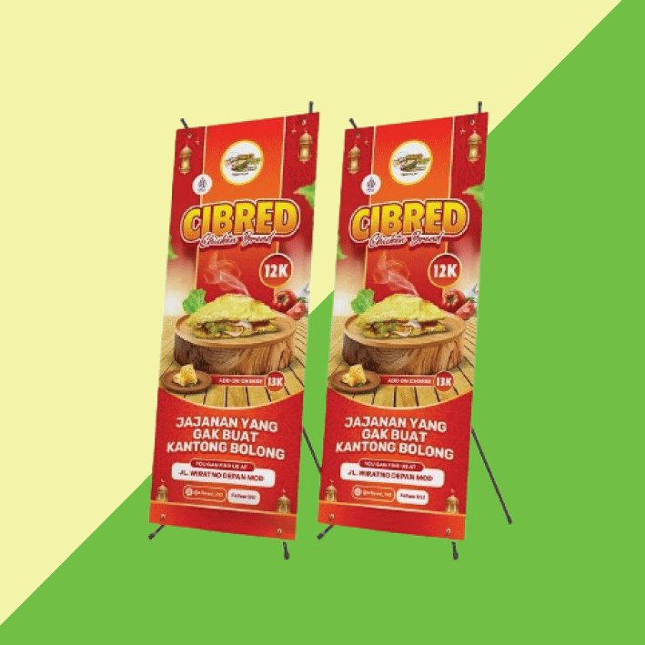 In Standee 60x160 cm