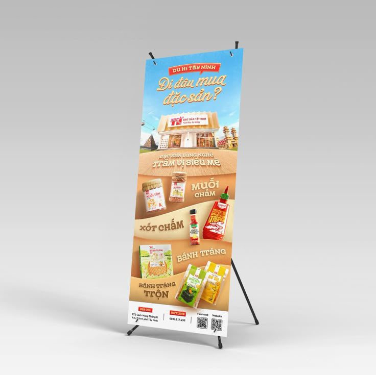 In ấn standee chữ X