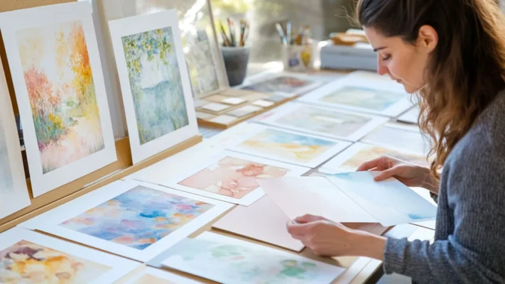 Lựa chọn giấy mỹ thuật