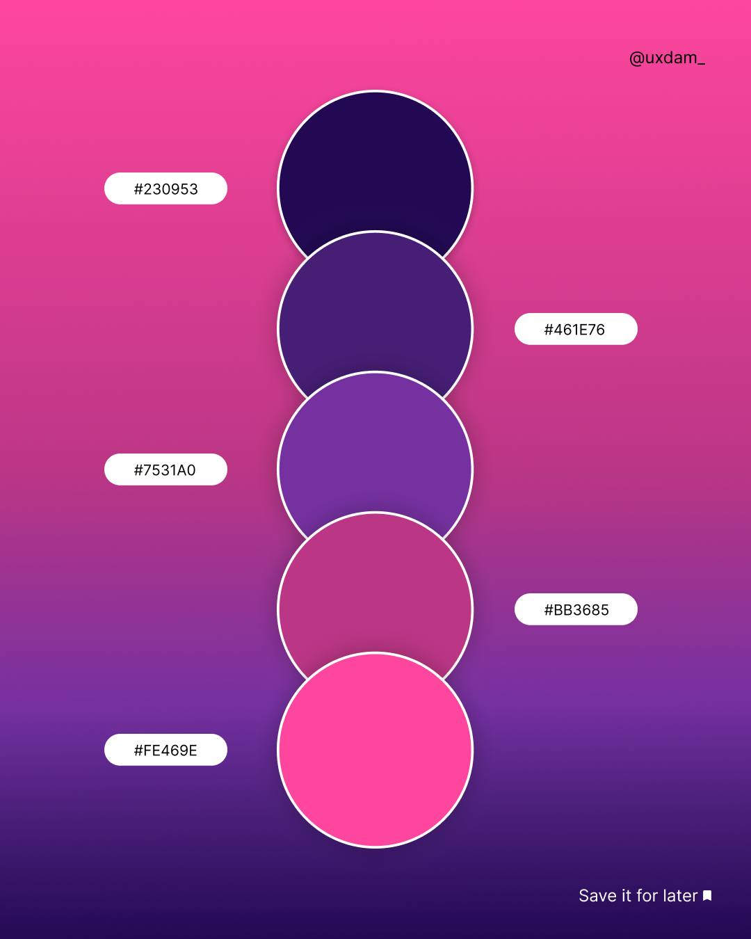 Bảng màu "Dải Ngân Hà Rực Rỡ"