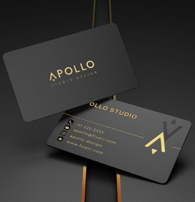 Card visit in và ép kim